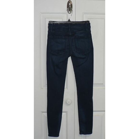 Frame Women's Le Skinny de Jeanne Crop Blue Jeans Size 24 MSRP $192 - Picture 4 of 5